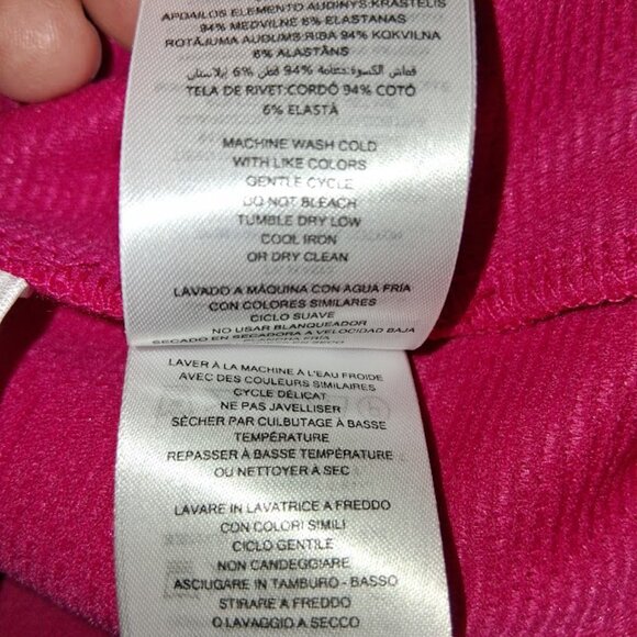 Michael Kors Raglan Sleeve Sweatshirt Logo Short Dress Dragonfruit NWT Sz XL - Picture 11 of 11